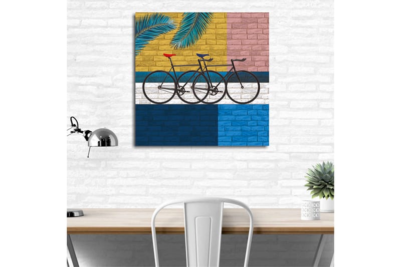 Canvasbilde Dekorativ - Flerfarget - Interiør - Maleri & posters - Lerretsbilder