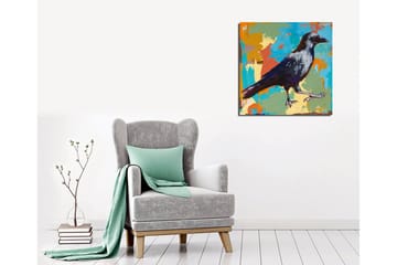 Canvasbilde Dekorativ - Flerfarget - Interiør - Maleri & posters - Lerretsbilder