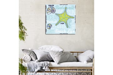 Canvasbilde Dekorativ - Flerfarget - Interiør - Maleri & posters - Lerretsbilder