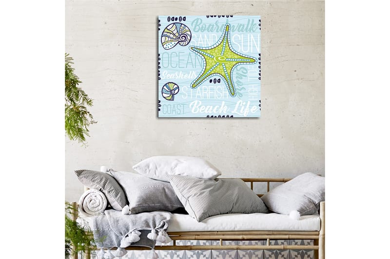 Canvasbilde Dekorativ - Flerfarget - Interiør - Maleri & posters - Lerretsbilder