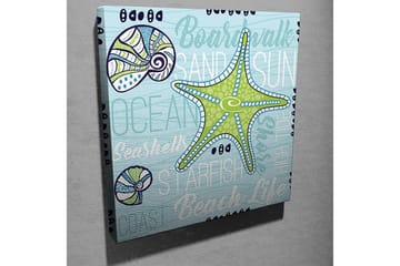 Canvasbilde Dekorativ - Flerfarget - Interiør - Maleri & posters - Lerretsbilder