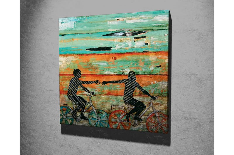 Canvasbilde Dekorativ - Flerfarget - Interiør - Maleri & posters - Lerretsbilder