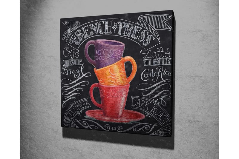 Canvasbilde Dekorativ - Flerfarget - Interiør - Maleri & posters - Lerretsbilder