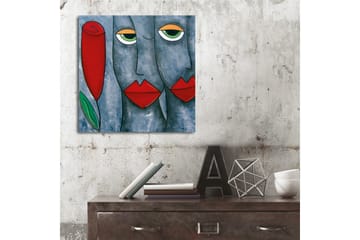 Canvasbilde Dekorativ - Flerfarget - Interiør - Maleri & posters - Lerretsbilder