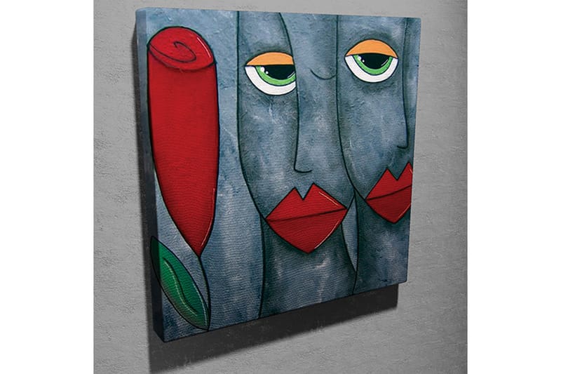 Canvasbilde Dekorativ - Flerfarget - Interiør - Maleri & posters - Lerretsbilder