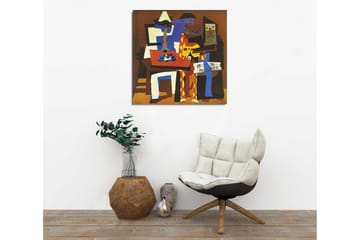Canvasbilde Dekorativ - Flerfarget - Interiør - Maleri & posters - Lerretsbilder