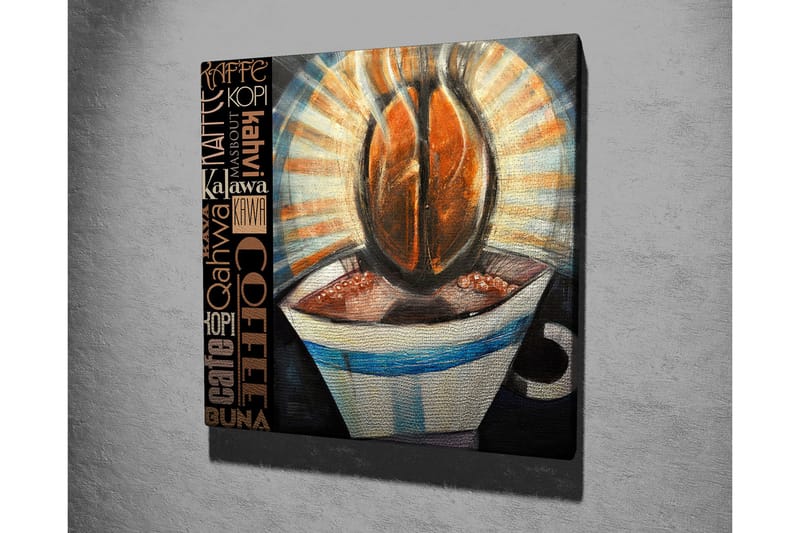 Canvasbilde Dekorativ - Flerfarget - Interiør - Maleri & posters - Lerretsbilder