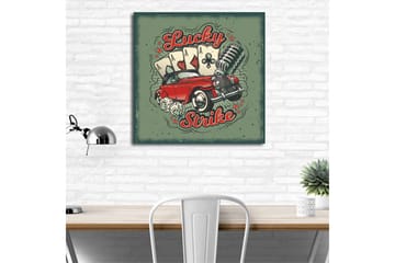 Canvasbilde Dekorativ - Flerfarget - Interiør - Maleri & posters - Lerretsbilder