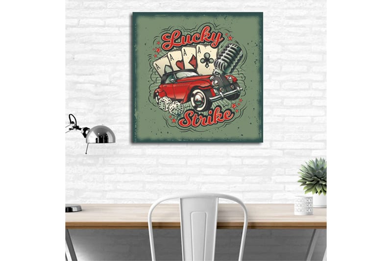 Canvasbilde Dekorativ - Flerfarget - Interiør - Maleri & posters - Lerretsbilder