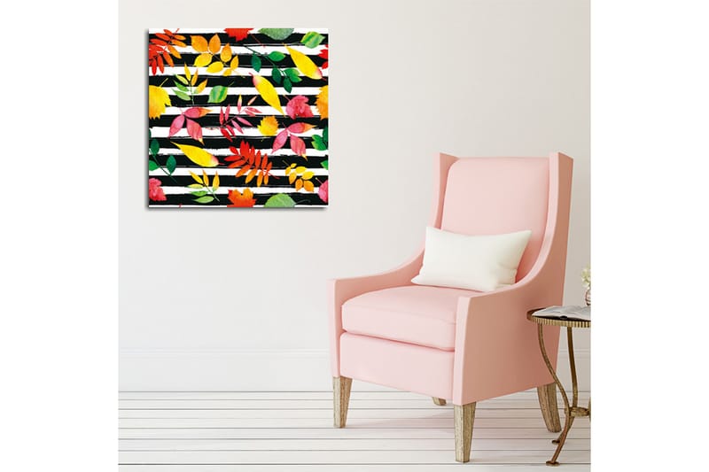 Canvasbilde Dekorativ - Flerfarget - Interiør - Maleri & posters - Lerretsbilder