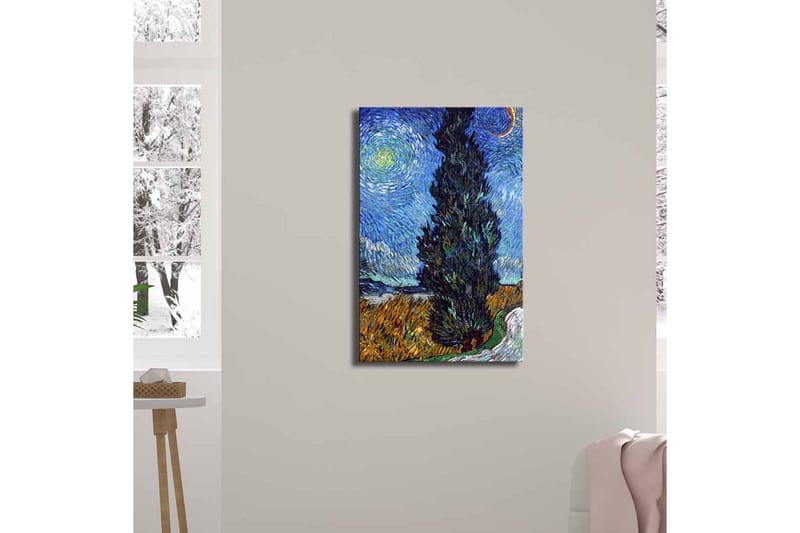 Canvasbilde Dekorativ - Flerfarget - Interiør - Maleri & posters - Lerretsbilder