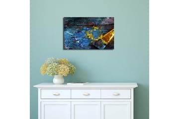 Canvasbilde Dekorativ - Flerfarget - Interiør - Maleri & posters - Lerretsbilder