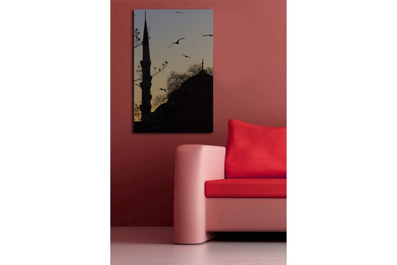 Canvasbilde Dekorativ - Flerfarget - Interiør - Maleri & posters - Lerretsbilder