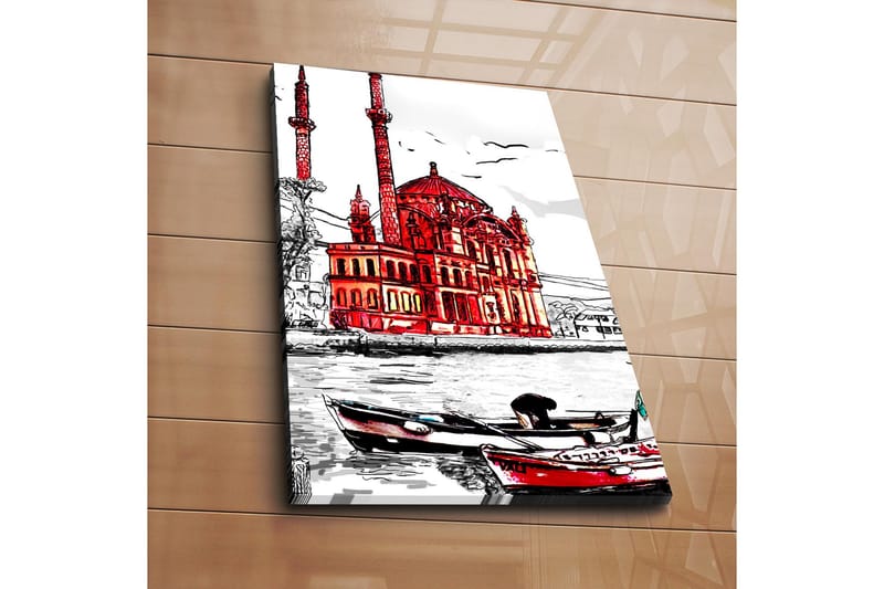 Canvasbilde Dekorativ - Flerfarget - Interiør - Maleri & posters - Lerretsbilder