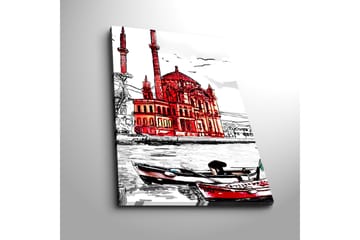 Canvasbilde Dekorativ - Flerfarget - Interiør - Maleri & posters - Lerretsbilder