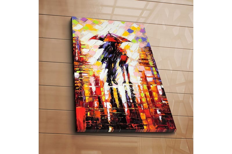 Canvasbilde Dekorativ - Flerfarget - Interiør - Maleri & posters - Lerretsbilder
