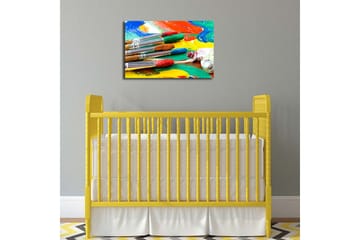 Canvasbilde Dekorativ - Flerfarget - Interiør - Maleri & posters - Lerretsbilder