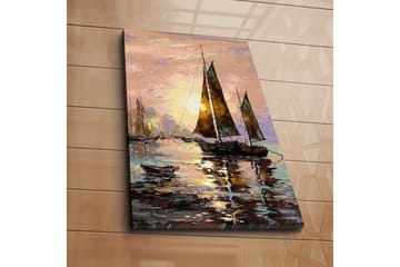 Canvasbilde Dekorativ - Flerfarget - Interiør - Maleri & posters - Lerretsbilder