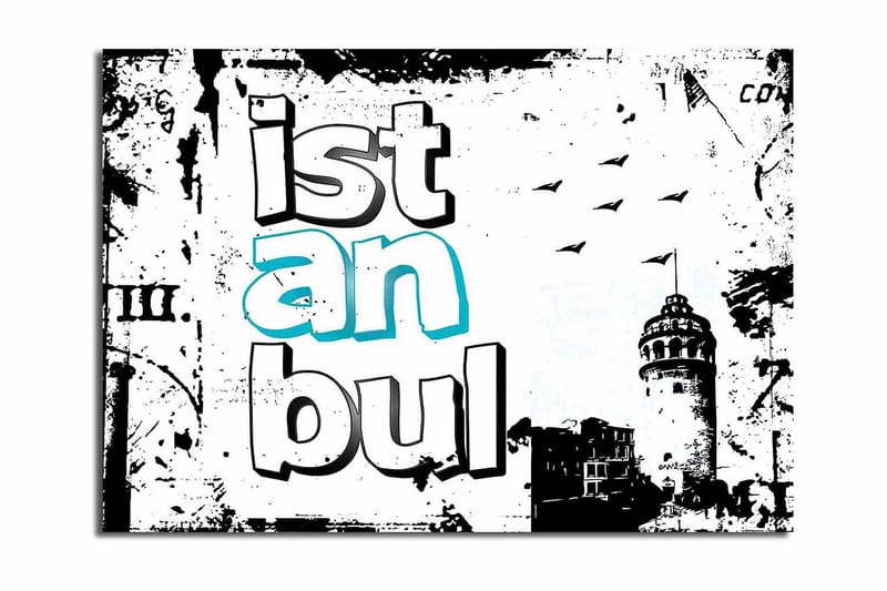 Canvasbilde Dekorativ - Flerfarget - Interiør - Maleri & posters - Lerretsbilder