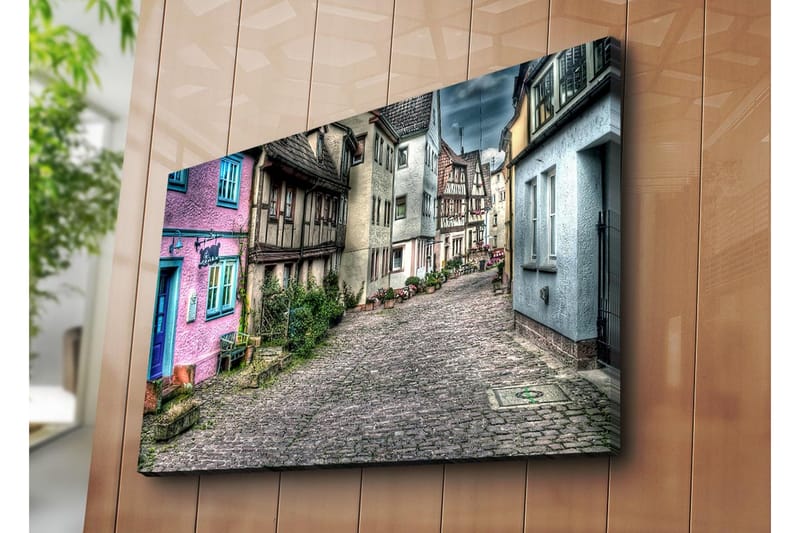 Canvasbilde Dekorativ - Flerfarget - Interiør - Maleri & posters - Lerretsbilder