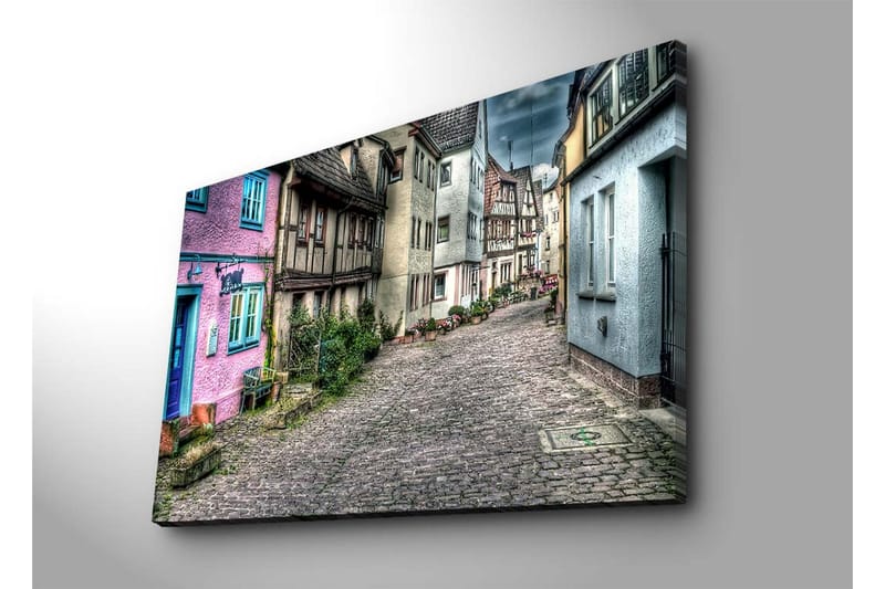 Canvasbilde Dekorativ - Flerfarget - Interiør - Maleri & posters - Lerretsbilder