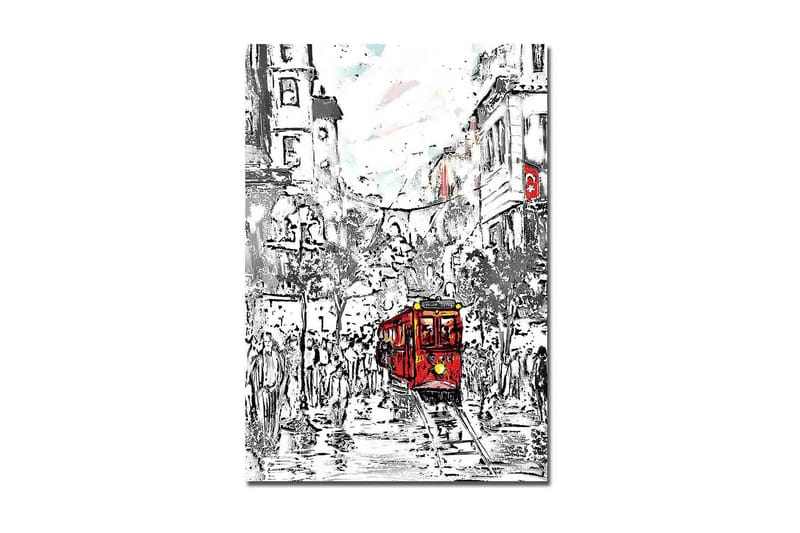 Canvasbilde Dekorativ - Flerfarget - Interiør - Maleri & posters - Lerretsbilder