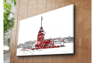 Canvasbilde Dekorativ - Flerfarget - Interiør - Maleri & posters - Lerretsbilder