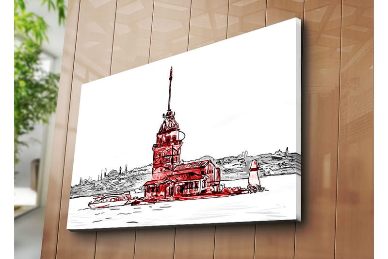 Canvasbilde Dekorativ - Flerfarget - Interiør - Maleri & posters - Lerretsbilder