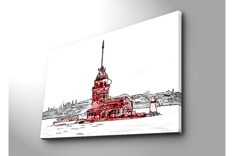 Canvasbilde Dekorativ - Flerfarget - Interiør - Maleri & posters - Lerretsbilder