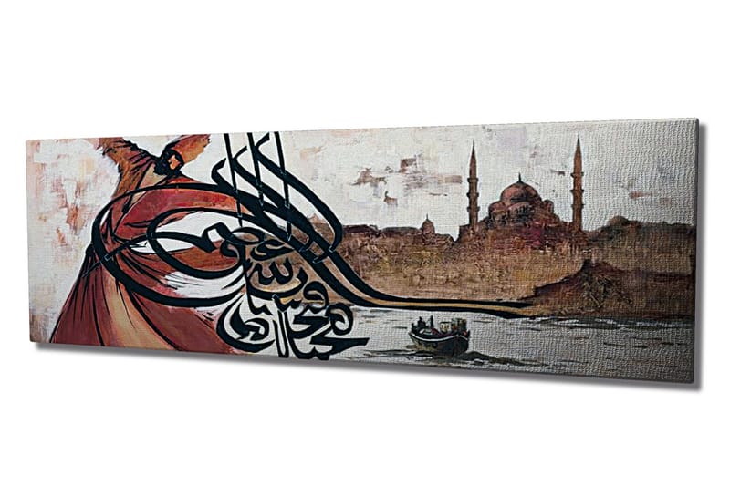 Canvasbilde Dekorativ - Flerfarget - Interiør - Maleri & posters - Lerretsbilder