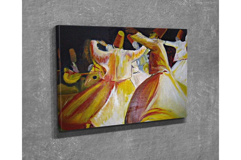 Canvasbilde Dekorativ - Flerfarget - Interiør - Maleri & posters - Lerretsbilder