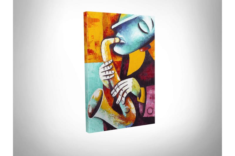 Canvasbilde Dekorativ - Flerfarget - Interiør - Maleri & posters - Lerretsbilder