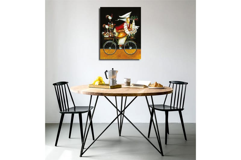 Canvasbilde Dekorativ - Flerfarget - Interiør - Maleri & posters - Lerretsbilder