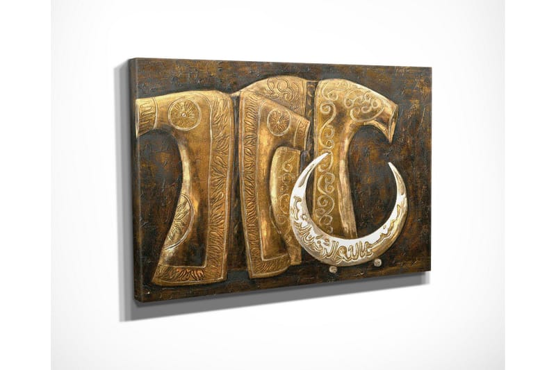 Canvasbilde Dekorativ - Flerfarget - Interiør - Maleri & posters - Lerretsbilder