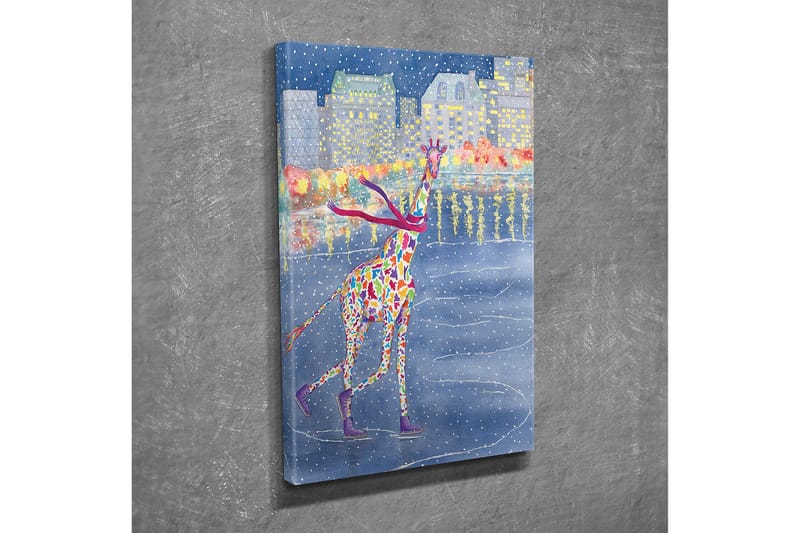 Canvasbilde Dekorativ - Flerfarget - Interiør - Maleri & posters - Lerretsbilder