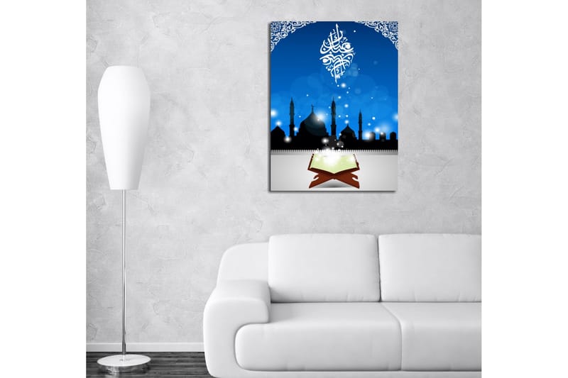 Canvasbilde Dekorativ - Flerfarget - Interiør - Maleri & posters - Lerretsbilder