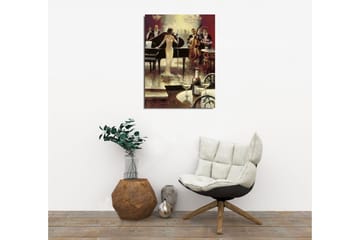 Canvasbilde Dekorativ - Flerfarget - Interiør - Maleri & posters - Lerretsbilder