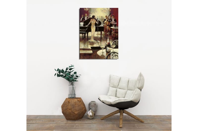 Canvasbilde Dekorativ - Flerfarget - Interiør - Maleri & posters - Lerretsbilder