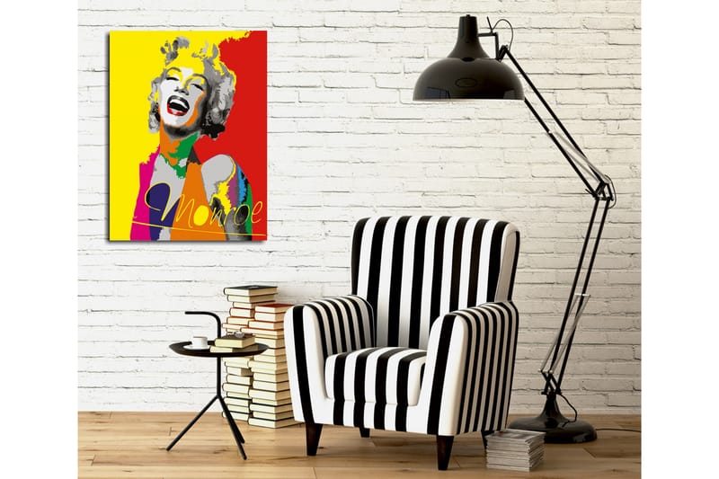 Canvasbilde Dekorativ - Flerfarget - Interiør - Maleri & posters - Lerretsbilder