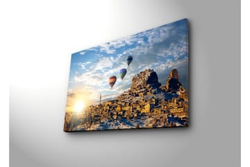 Canvasbilde Dekorativ - Flerfarget - Interiør - Maleri & posters - Lerretsbilder