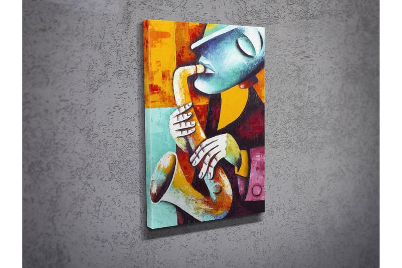 Canvasbilde Dekorativ - Flerfarget - Interiør - Maleri & posters - Lerretsbilder