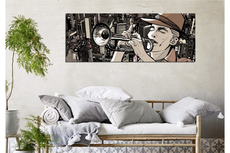 Canvasbilde Dekorativ - Flerfarget - Interiør - Maleri & posters - Lerretsbilder