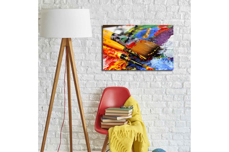 Canvasbilde Dekorativ - Flerfarget - Interiør - Maleri & posters - Lerretsbilder