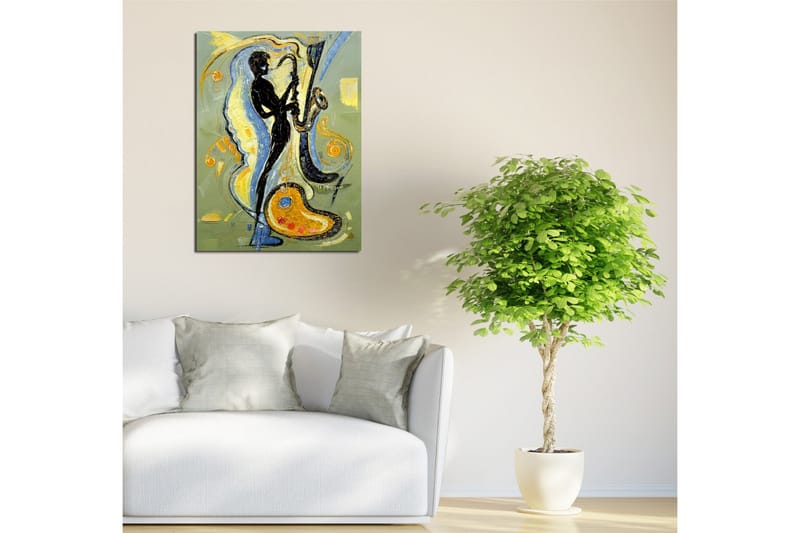 Canvasbilde Dekorativ - Flerfarget - Interiør - Maleri & posters - Lerretsbilder