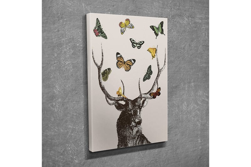 Canvasbilde Dekorativ - Flerfarget - Interiør - Maleri & posters - Lerretsbilder