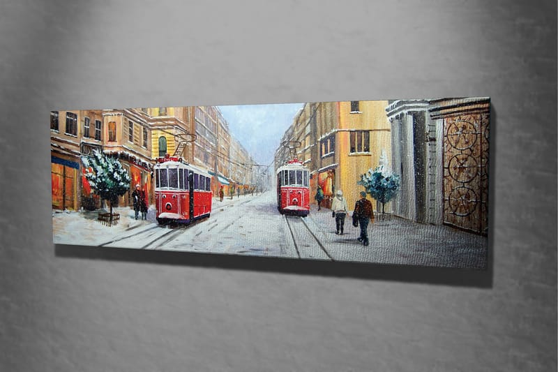 Canvasbilde Dekorativ - Flerfarget - Interiør - Maleri & posters - Lerretsbilder