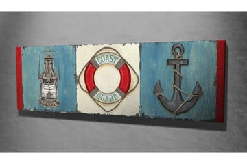 Canvasbilde Dekorativ - Flerfarget - Interiør - Maleri & posters - Lerretsbilder