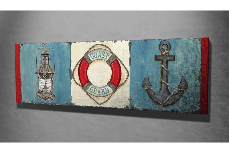 Canvasbilde Dekorativ - Flerfarget - Interiør - Maleri & posters - Lerretsbilder