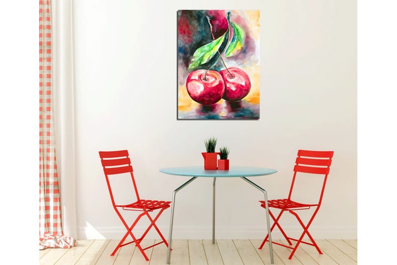 Canvasbilde Dekorativ - Flerfarget - Interiør - Maleri & posters - Lerretsbilder