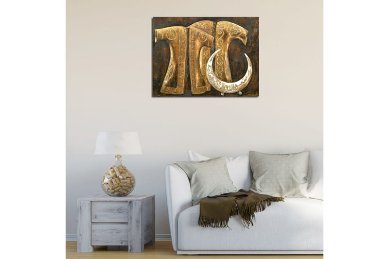 Canvasbilde Dekorativ - Flerfarget - Interiør - Maleri & posters - Lerretsbilder